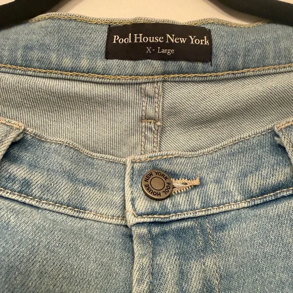 Men's Light Blue Wide-Leg flared Jeans